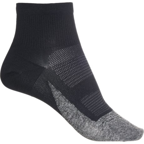 Feetures Elite Ultralight Socks - Quarter Crew (For Women) in Black