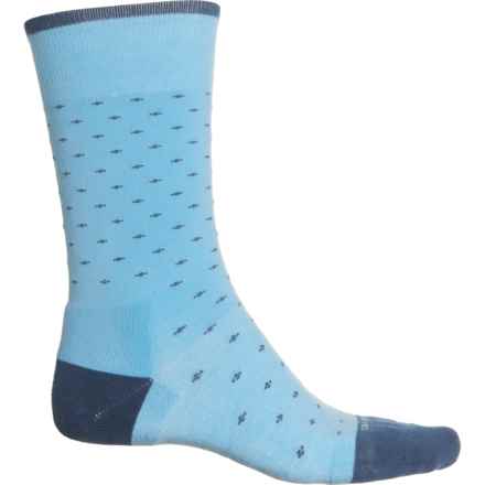 Feetures LM Everyday Max Cushion Socks - Crew (For Men) in Buttoned Up Blue