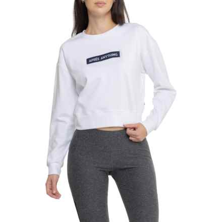 Fera Anything Cropped Sweater in White