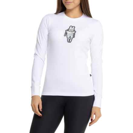 Fera Ski Bunny Shirt - Long Sleeve in White