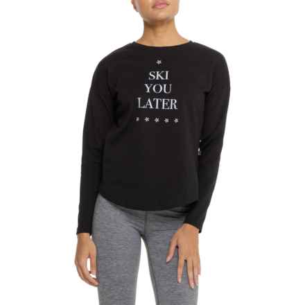 Fera Ski You Later Shirt - Long Sleeve in Black