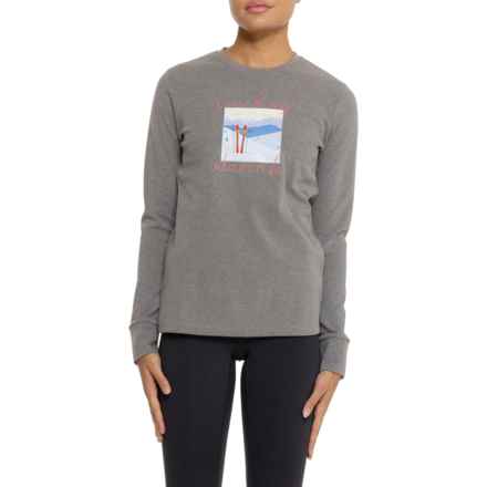 Fera Vitamin Ski T-Shirt - Long Sleeve in Heather Gray