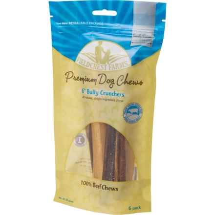 Fieldcrest Farms Bully Crunchers Dog Chews - 6-Pack, 6” in Bully