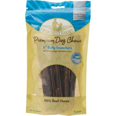 Fieldcrest Farms Bully Crunchers Dog Chews - 6-Pack, 6” in Multi