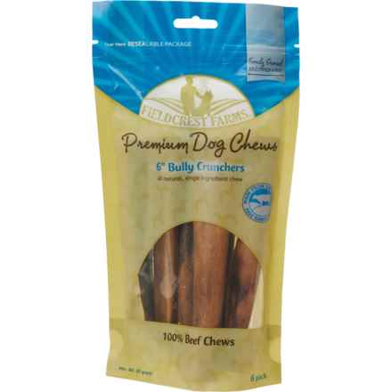 Fieldcrest Farms Bully Crunchers Dog Chews - 6-Pack, 6” in Multi