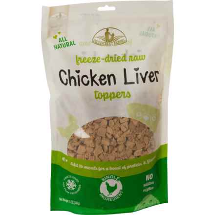 Fieldcrest Farms Freeze-Dried Raw Liver Dog Food Toppers - 12 oz. in Chicken Liver