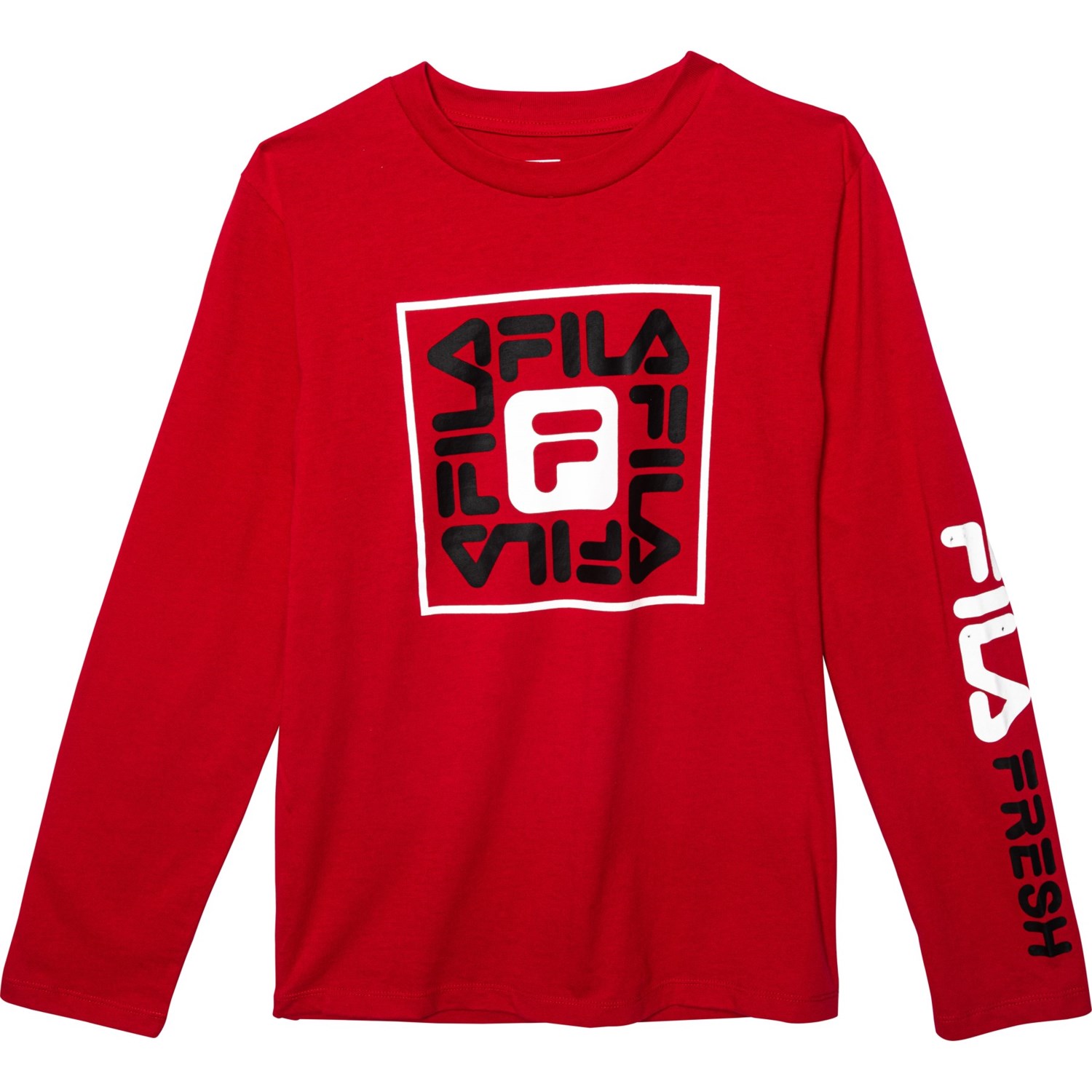 red fila long sleeve shirt