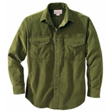 Filson 21-Wale Corduroy Shirt - Long Sleeve (For Tall Men) in Green - Closeouts