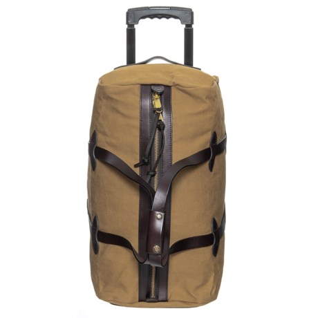Filson 43l Rugged Twill Rolling Duffel Bag Small Save 39 Filson 43l Rugged Twill Rolling Duffel Bag Small In Tan