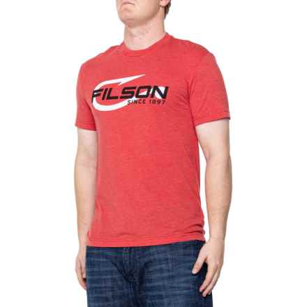Filson Buckshot T-Shirt - Short Sleeve in Mackinaw Red