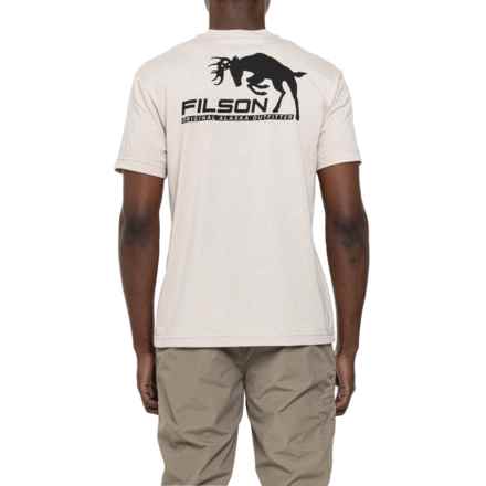 Filson Buckshot T-Shirt - Short Sleeve in Tan Heather