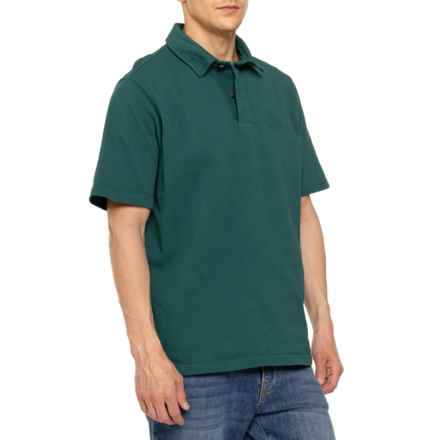 Filson Cotton Pique Polo Shirt - Short Sleeve in Salt Marsh