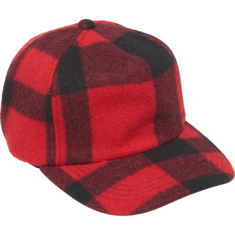 Filson Forester Mackinaw Wool Trucker Hat (For Men) in Red/Black
