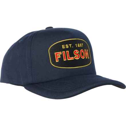 Filson Harvester Baseball Cap (For Men) in Dark Navy/Defender