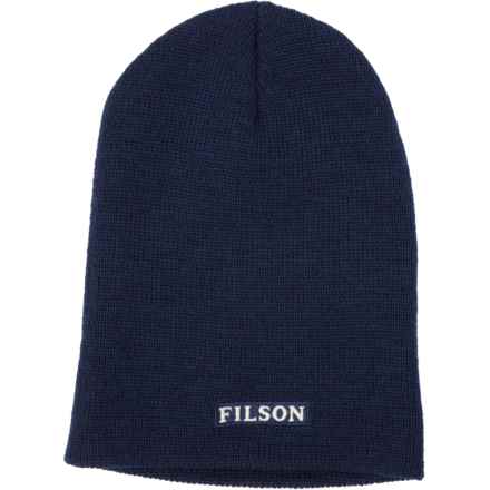Filson Knit Beanie - Wool (For Men) in Navy