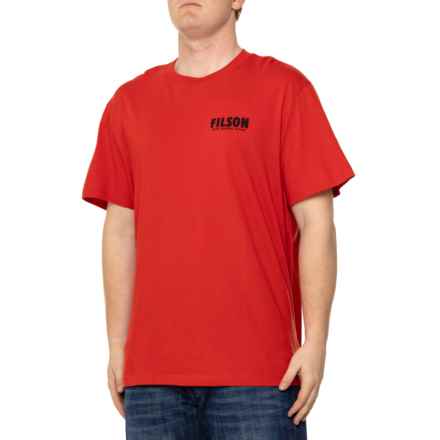Filson Lightweight Outfitter T-Shirt - Short Sleeve in Red