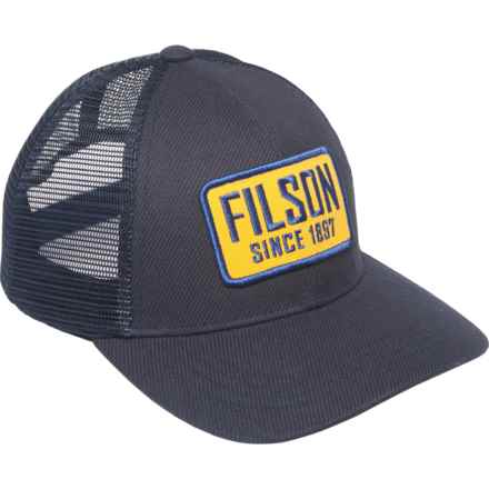 Filson Logger Mesh Trucker Hat (For Men) in Navy Plate