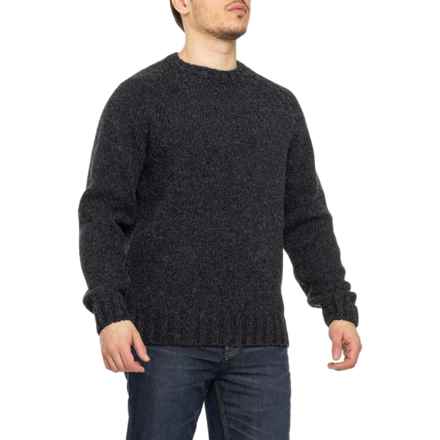 Filson Made in Italy Heritage 3-Gauge Wool Sweater in Slate/Navy Melange