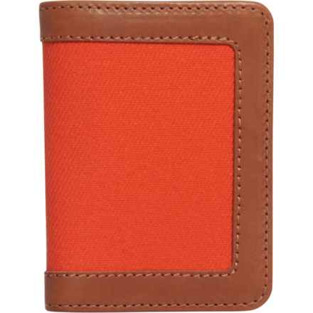 Filson Outfitter Card Wallet (For Men) in Pheasant Red