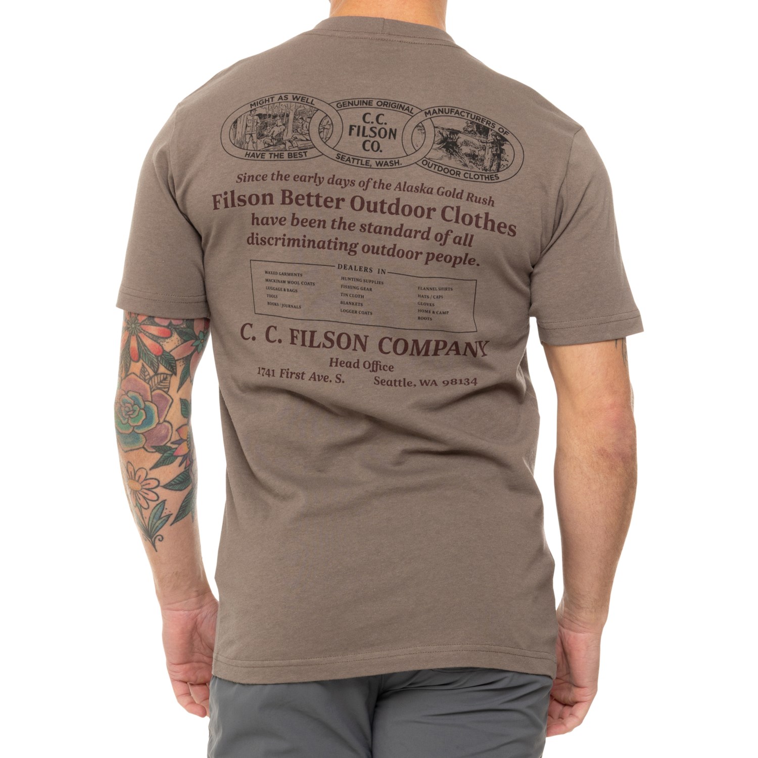 Filson Pioneer Graphic T-Shirt - Short Sleeve - Save 66%