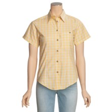 Filson Prairie Cotton Plaid Shirt - Short Sleeve (For Women) in Yellow Multi - Closeouts