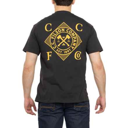Filson Ranger Graphic T-Shirt - Short Sleeve in Coal Axes