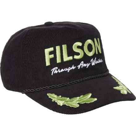 Filson Rope Forester Baseball Cap (For Men) in Black Weather