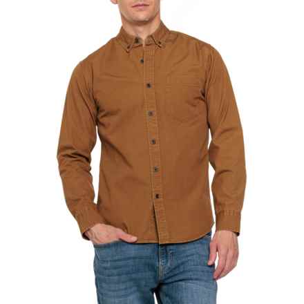 Filson Safari Cloth Button Down Shirt - Long Sleeve in Gold Ochre