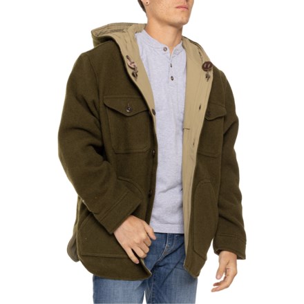 Filson Snohomish Reversible Jacket - Wool in Mckinley Olive