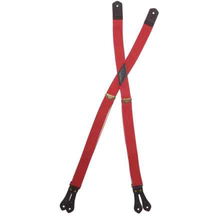 Filson Tab Suspenders (For Men) in Red