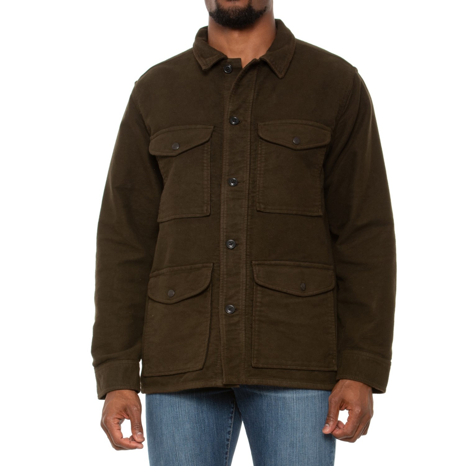 Filson Vintage Wash Moleskin Work Coat - Save 38%