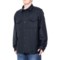 Filson Wool Shirt Jacket - Extra Long in Navy