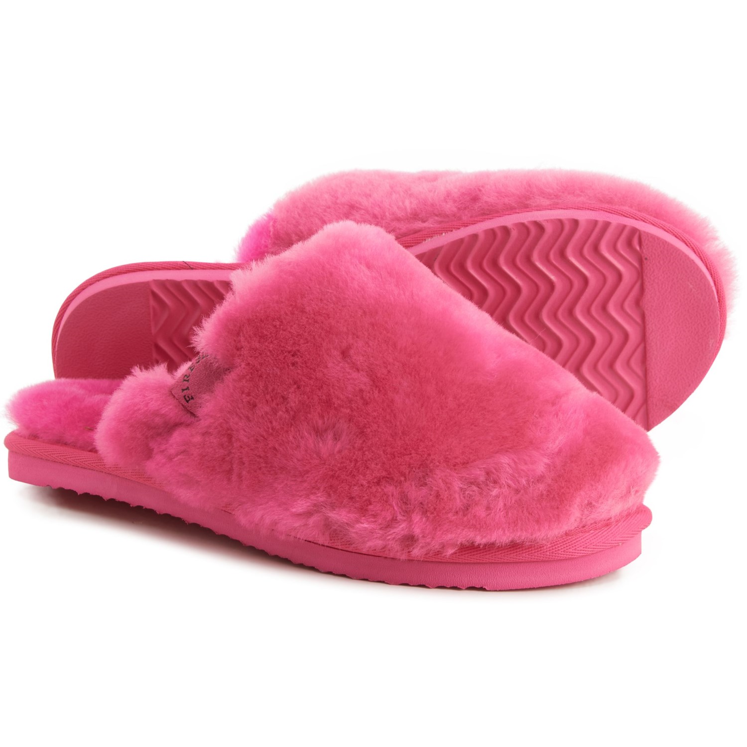 FIRESIDE Shelly Beach Genuine Shearling Scuff Slippers (For Women