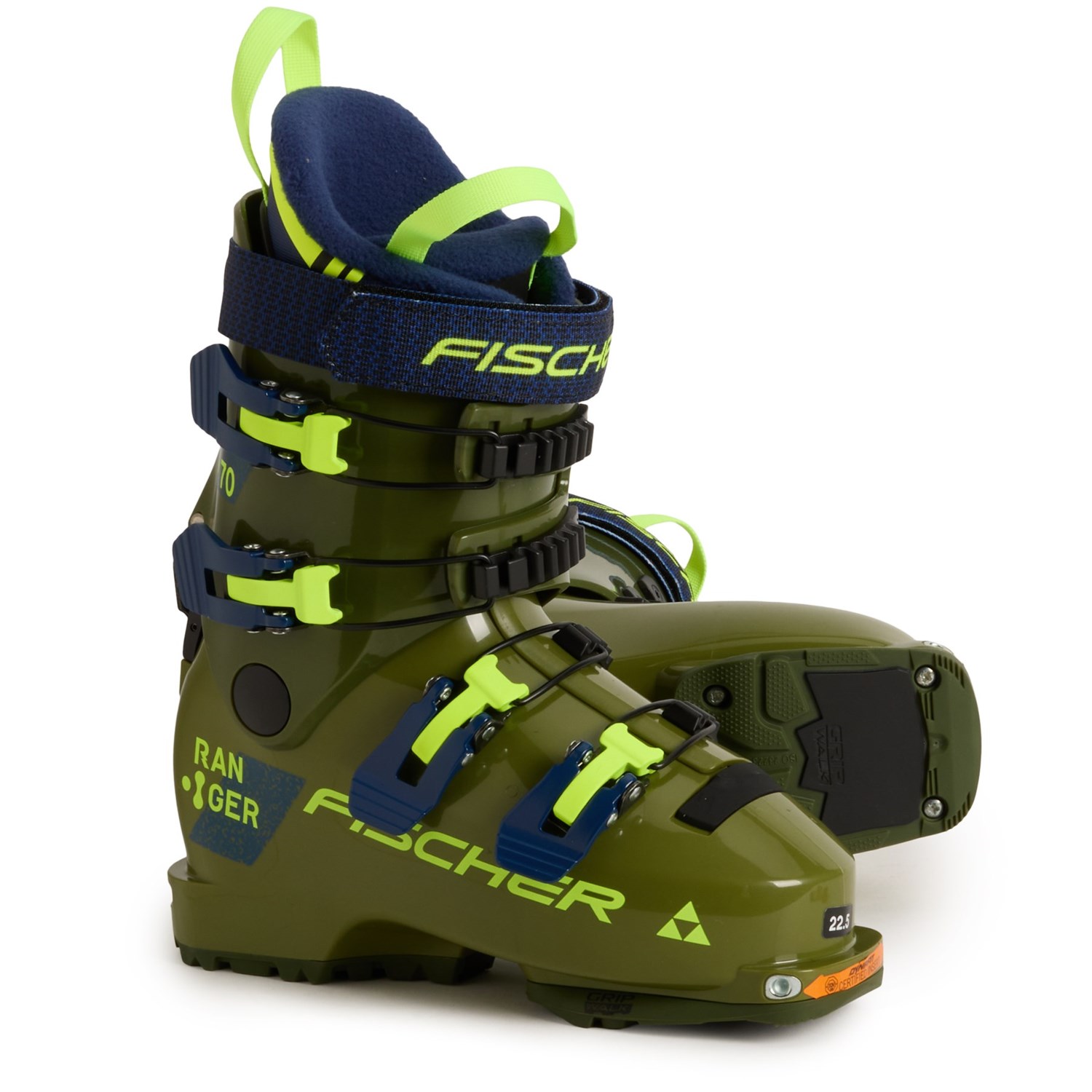 Fischer Made in Italy Boys and Girls Ranger 70 Jr. Ski Boots