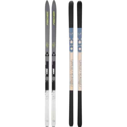Fischer Spider 62 Crown Xtralite Nordic Skis in Black