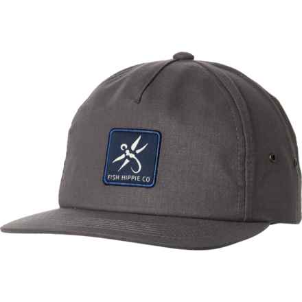 Fish Hippie Coaxter Baseball Cap in Charcoal