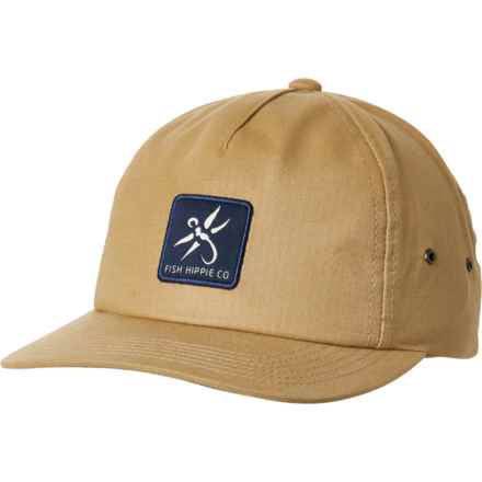 Fish Hippie Coaxter Baseball Cap in Tan