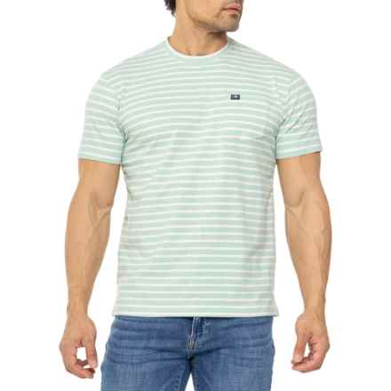 Fish Hippie Dunewalk Melange T-Shirt - Short Sleeve in Peninsula Green