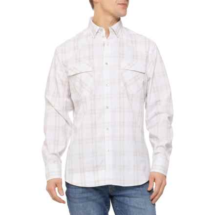 Fish Hippie Migration Shirt - Long Sleeve in Stone Plaid
