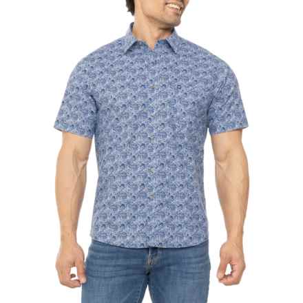 Fish Hippie Rumfront Shirt - Short Sleeve in Indigo
