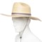 5YFCR_2 Fishpond Lowcountry Palm Straw Western Hat - UPF 50+