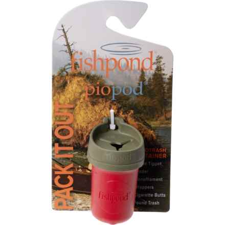 Fishpond Piopod Microtrash Container in Red