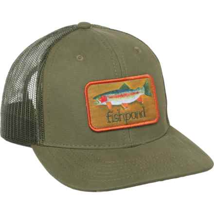 Fishpond Rainbow Trout Trucker Hat (For Men) in Olive