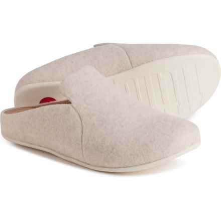 FitFlop Chrissie II Haus Felt Slippers (For Women) in Ivory