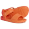 FitFlop Little Boys and Girls iQushion Ergonomic Back-Strap Ombre Sandals in Red Coral