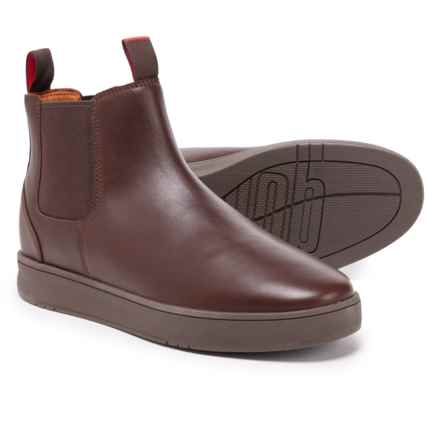 FitFlop Margan Chelsea Boots - Leather (For Men) in Chocolate