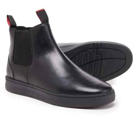 FitFlop Margan Chelsea Boots - Waterproof, Leather (For Men) in All Black