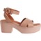 4FJHC_4 FitFlop Pilar Crossover Platform Sandals - Leather (For Women)