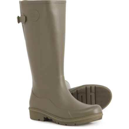FitFlop WonderWelly Tall Rain Boots - Waterproof (For Women) in Military Green