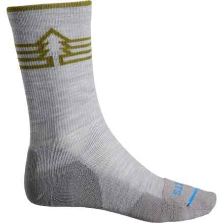 FITS Gifford Light Cushion Hiking Socks - Merino Wool, Crew (For Men) in Lt Grey